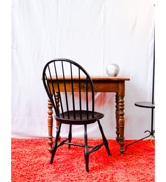 Bureau en merisier Edouard N°1120 - Produit chiné - Debongout - Bois foncé