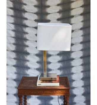 Lampe de bureau design Julia N°963- Produit chiné - Debongout - Blanc