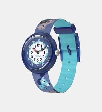 Montre Friends fur-ever Blanc, Bleu FBNP237 - Flik Flak - Bleu
