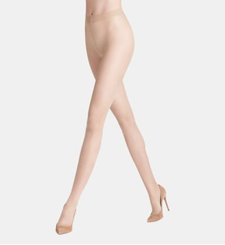 Collant Seidenglatt 15 Fibre artificielle Transparent - Falke - Porcelaine