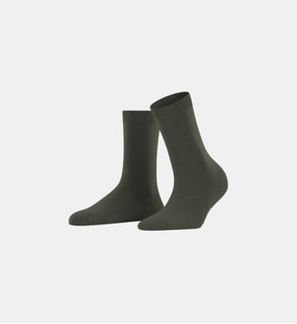 Chaussettes Cosy Wool Laine - Falke - Kaki