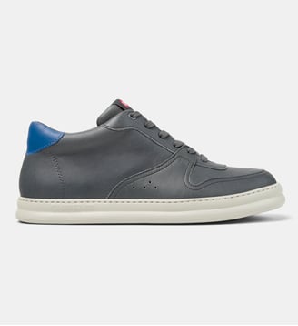 Baskets Runner Four cuir - Camper - Gris moyen