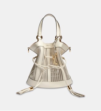 Sac seau M premier flirt - Lancel - Blanc