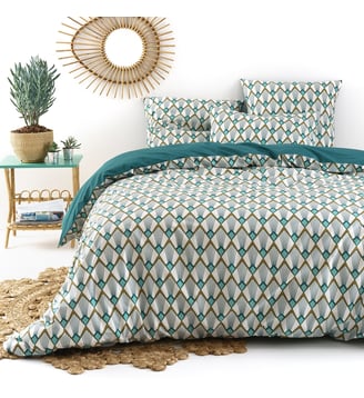 Housse de couette percale de coton La Redoute Interieurs