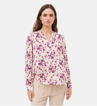 Chemise clove2 - Motif rayures - Viscose - Caroll - Multicolore
