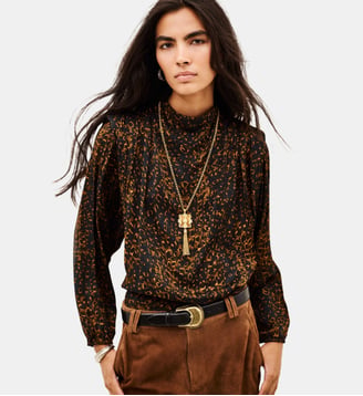 Blouse Hope - Ba&sh - Encre