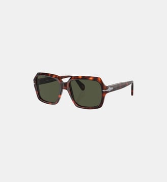 Lunettes de soleil Carré PO0581S - Persol - Havane