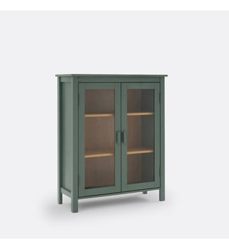 Vitrine basse - La Redoute Interieurs - Vert eucalyptus