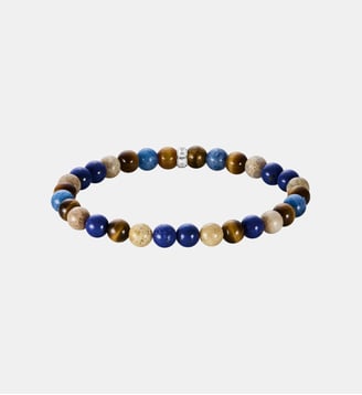 Bracelets beads dans les tons bruns et bleus - Thomas Sabo - Argent