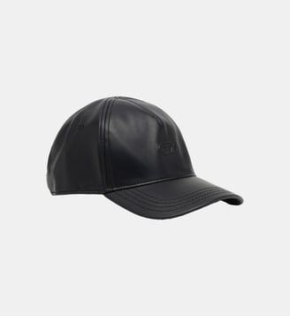 Casquette de baseball enduite avec logo embossé - Diesel - Noir