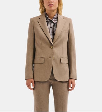 Blazer en flanelle - JEAN - Pablo - Beige
