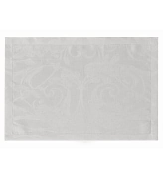 Set Tivoli 100% lin - Le Jacquard Francais - Gris perle