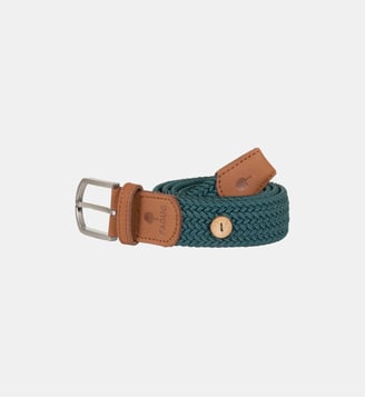 Ceinture polyester recyclé et élasthanne BELT - Faguo - Vert
