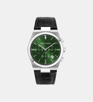 Montre multifonction T-MILANO - Trussardi - Vert et multi finition