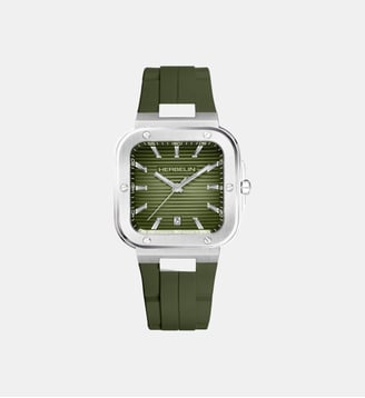 Montre Cap camarat Vert 12246A116CK - Herbelin - Argenté