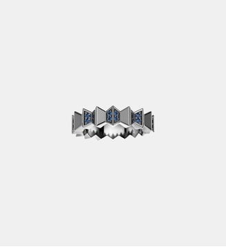 Bague Up and Down - APM Monaco - Blanc