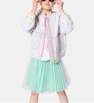 Veste en jean - Billieblush - Bleu délavé
