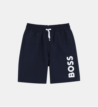 Short de bain - BOSS Kidswear - Bleu cargo