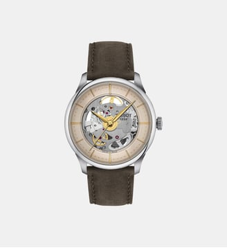 Montre automatique Chemin des tourelles Ivoire T1398361626100 - Tissot - Argenté