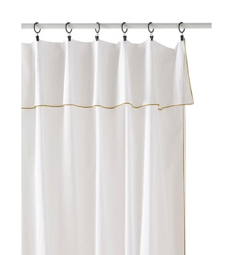 Panneau voile de coton finition point bourdon - Cyrillus - Blanc doux
