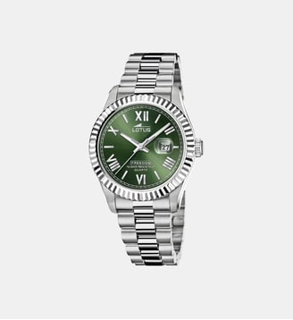 Montre Freedom Vert olive 19002/4 - Lotus - Argenté