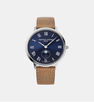 Montre Classics Bleu foncé FC-206RN3S6 - Frédérique Constant - Argenté