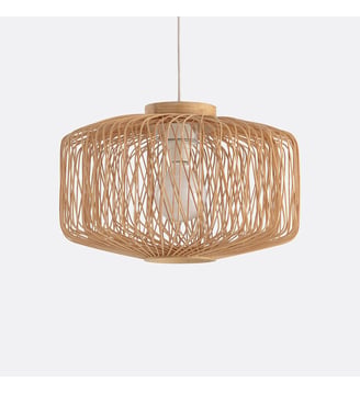 Suspension en bambou Ø44 cm - La Redoute Interieurs - Naturel
