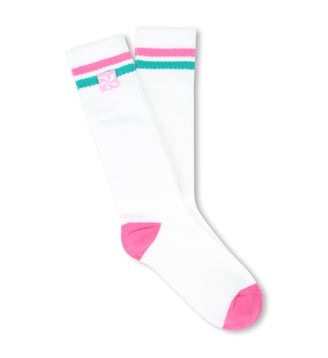 Chaussettes mi-hautes - Kids Around - Ivoire pastel