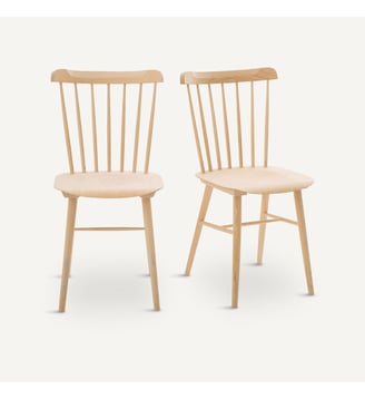 Lot de 2 chaises - AM.PM - Naturel