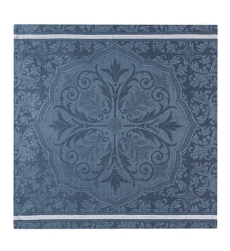 Serviette de table Jais Armoiries - Le Jacquard Francais - Céruléen