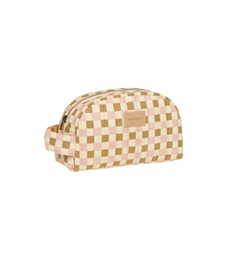 Trousse de toilette imperméable Hyde Park - Nobodinoz - Yellow pink mosaic