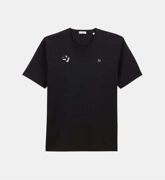T-shirt manches courtes en coton Stade Toulousain - Serge Blanco - Noir