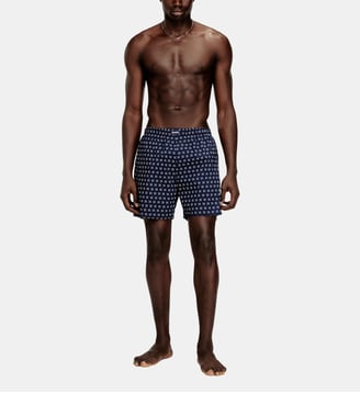 Lot de trois boxers en coton avec imprimé intégral - Diesel - Bleu