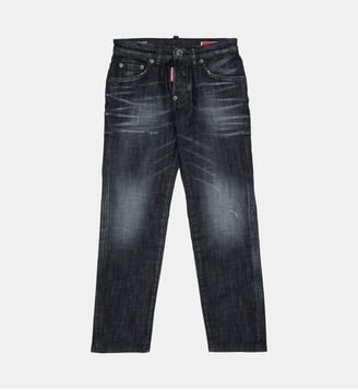 Jeans coupe droite - Stanislav - Dsquared2 - Denim noir