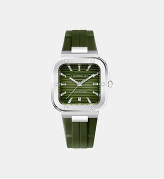 Montre automatique Cap camarat Kaki 1646A116CK - Herbelin - Argenté