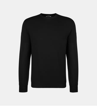 Pull en coton regular Faros - Digel - Noir