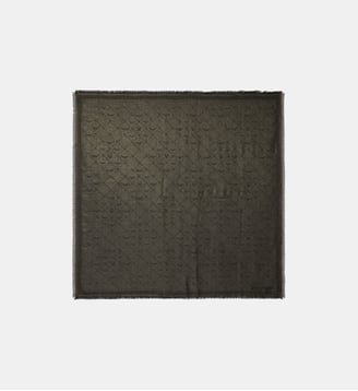 Foulard Glenn Monogram Métallisé 135 - Zadig&Voltaire - Gris street