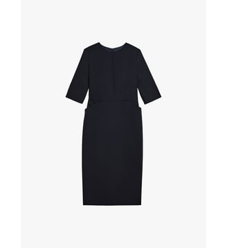 robe fourreau - Agnès b. - Bleu waterman