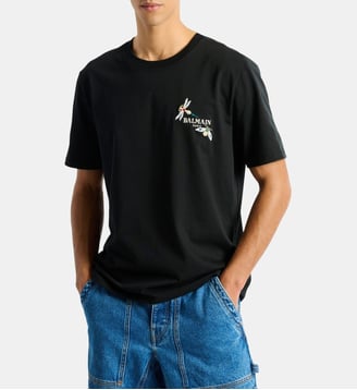 T-shirt Balmain Insect brodé - Balmain - Noir