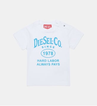 T-shirt avec logo - Diesel Kids - Blanc