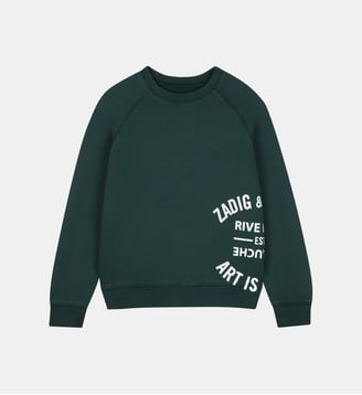 Sweat à manches longues - Zadig&Voltaire Kids - Vert
