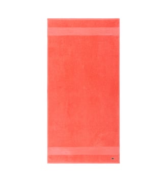 Serviette de bain  en coton - Lacoste Home - Orange