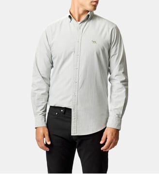 Chemise slim en coton oxford Gunn - Rodd & Gunn - Eucalyptus
