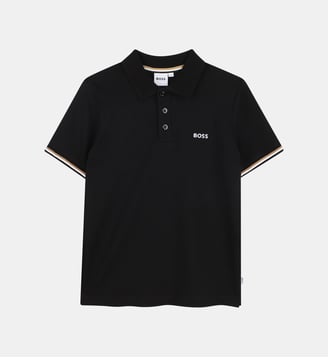 Polo manches courtes - BOSS Kidswear - Black