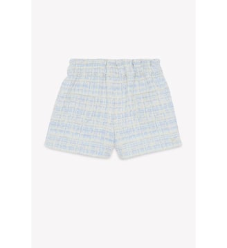 Short - Nuage tweed à carreaux - Tartine Et Chocolat - Bleu