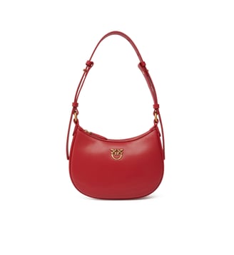 Sac porté épaule baby half moon en cuir Pinko