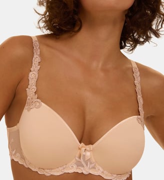 Soutien-gorge décolleté carré en spacer 3D - Beige Chic - Simone Pérèle - Nude