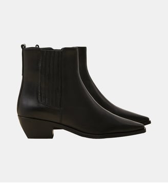 Bottines à talons en cuir glacé Numéro 405 Rivecour