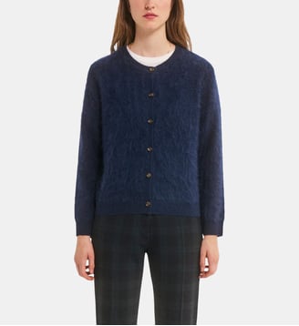 Gilet en laine brossée - RUE - Pablo - Marine