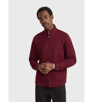 chemise en jersey de coton - Agnès b. - Rouge bordeaux